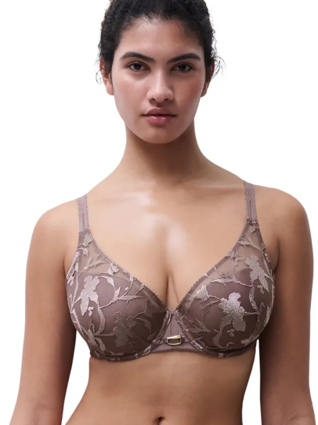 Chantelle Idyll Plunge Spacer BH Muscade - Paars/Taupe