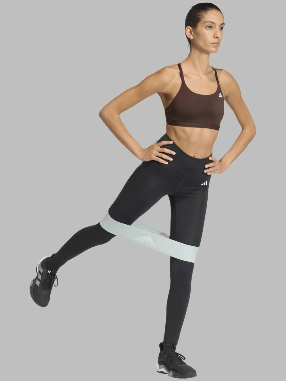 Adidas Performance Optimé sport-bh light support - bruin