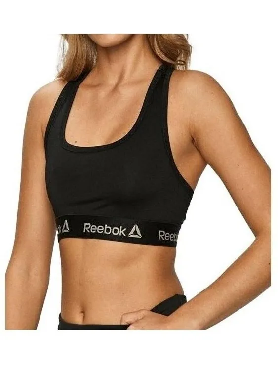 Reebok Sport BH Reebok Sport Pefomance Cop Top 2PK Zwart