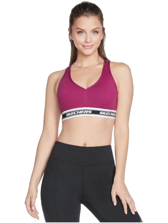 Skechers Bralette Skechers Go Walk Jacquard Bra Violet
