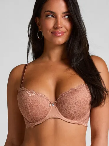 Hunkemöller Voorgevormde beugel bh Marine Bruin