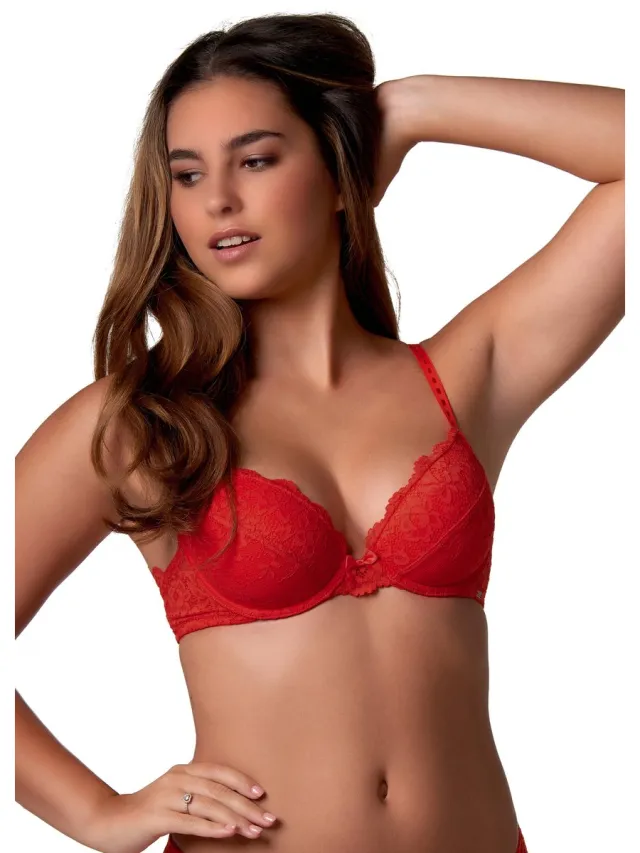 After Eden Molly Voorgevormde beugelbh - Recycled - Dames - Rood