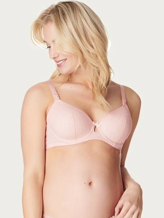 Noppies Deluxe Mesh voedingsbh roze