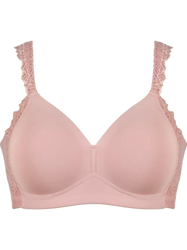 Naturana Side smoother bh met kant - 5675 - Pink Rose