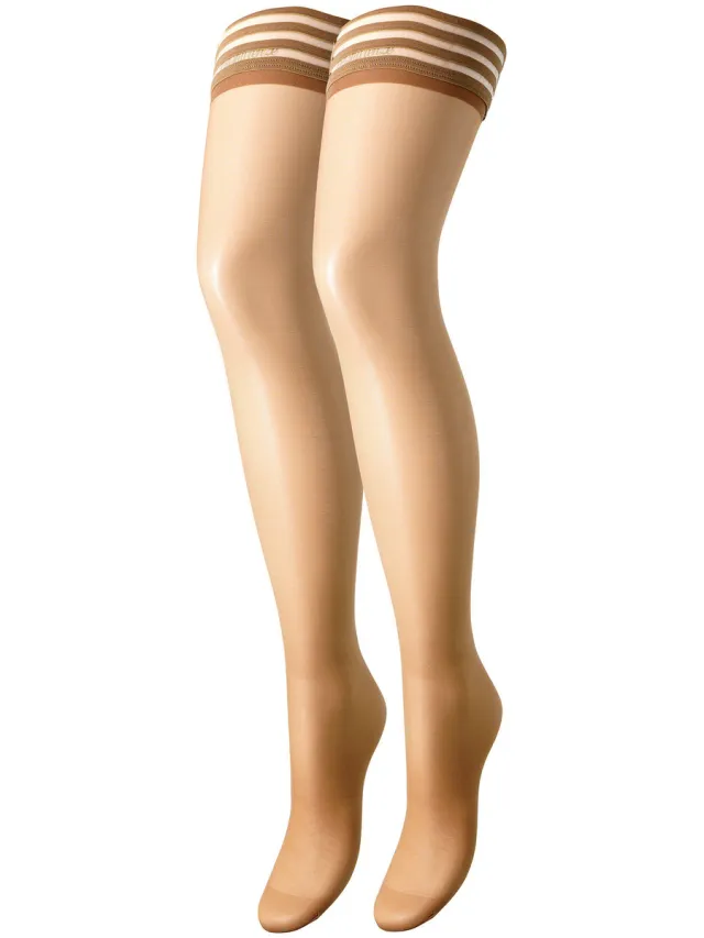 Trasparenze Panty’s/Kousen Trasparenze Autoreggente 15 Denari Valentina Bruin