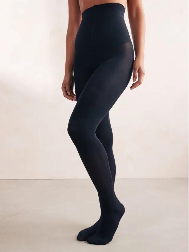 Next Dames - Set van 1 60-denier vormende panty voor buik en billen - Zwart Black