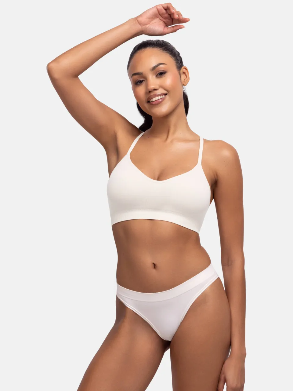 Dorina Rosanne slip zwart Zwart/ecru/grijs