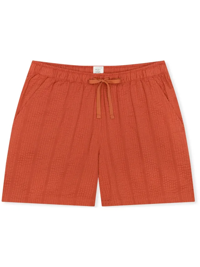 Schiesser Vrouwen Pyjama broek Mix Relax oranje, foto 2