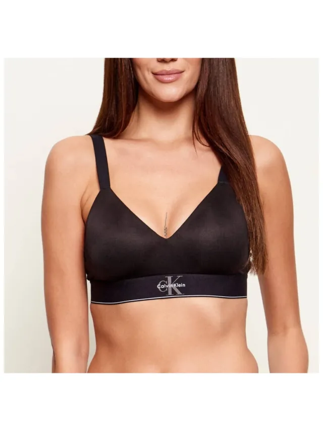 Calvin Klein Bralette Calvin Klein Jeans Lv00qf8877 Zwart