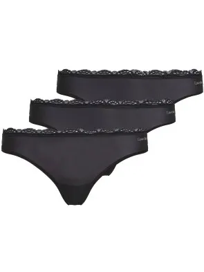 Calvin Klein Lace string zwart
