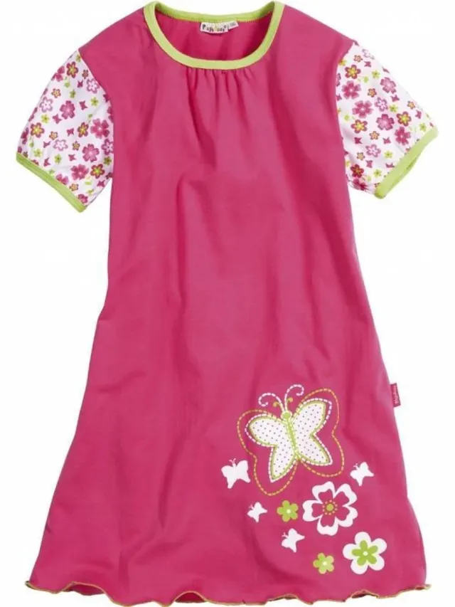 Playshoes nachthemd fuchsia vlinder