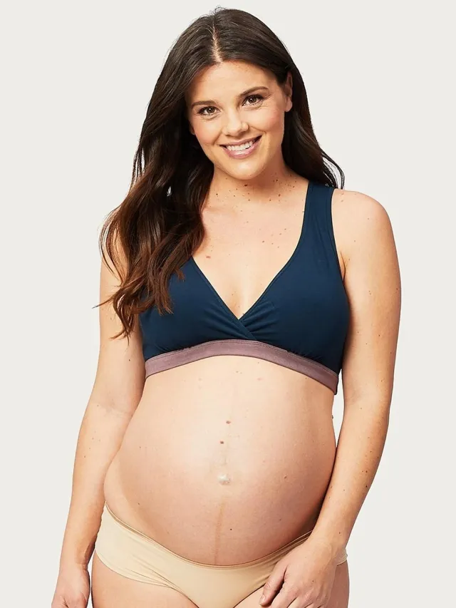 Cake Lingerie Zwangerschapsbh Milk Bamboo Slaapbh Navy