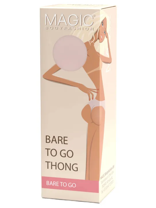 MAGIC Bodyfashion Bare To Go string roze/wit