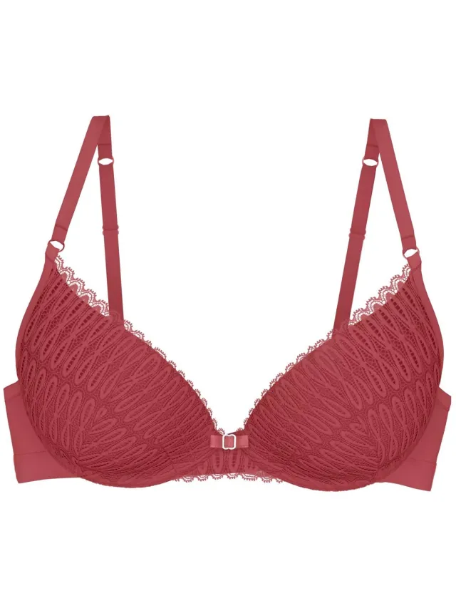 Triumph push-up bh Aura Spotlight T rood
