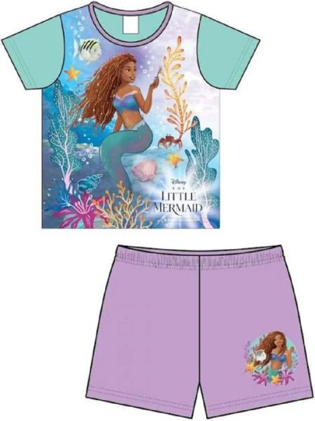 Disney De Kleine Zeemeermin Shortama - The Little Mermaid - pyjama multi colour