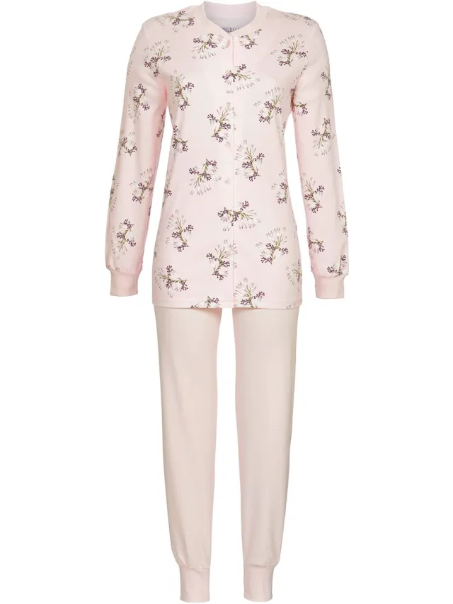Ringella warme doorknooppyjama-42 roos