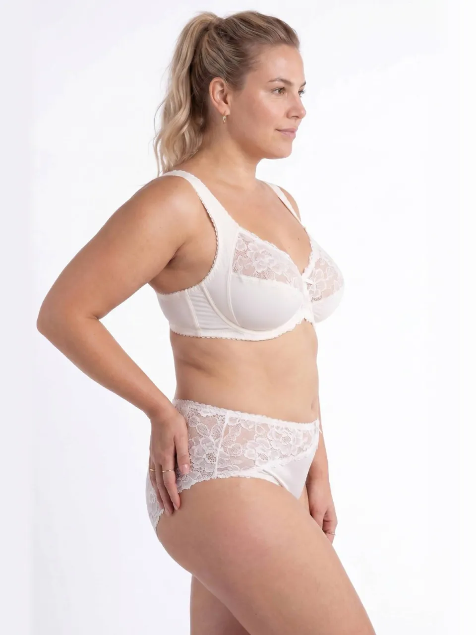 Plaisir Annette maxislip gebroken wit, foto 5