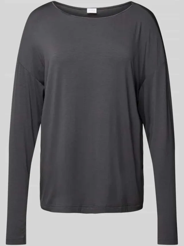 Mey Oversized shirt met lange mouwen en ronde hals grijs, foto 2