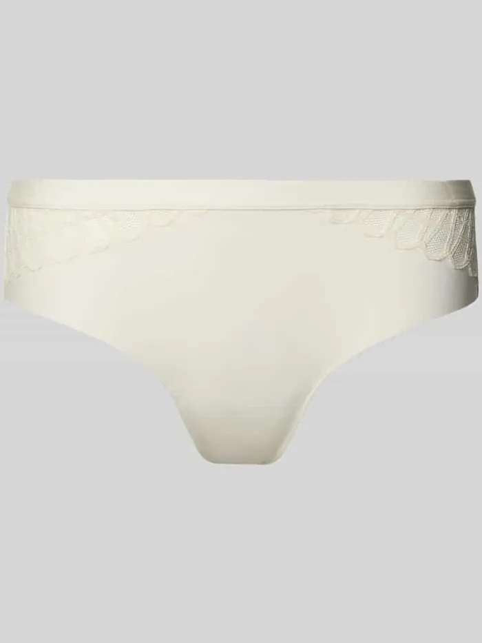 Mey Slip met kant, model 'Poetry Temp' beige