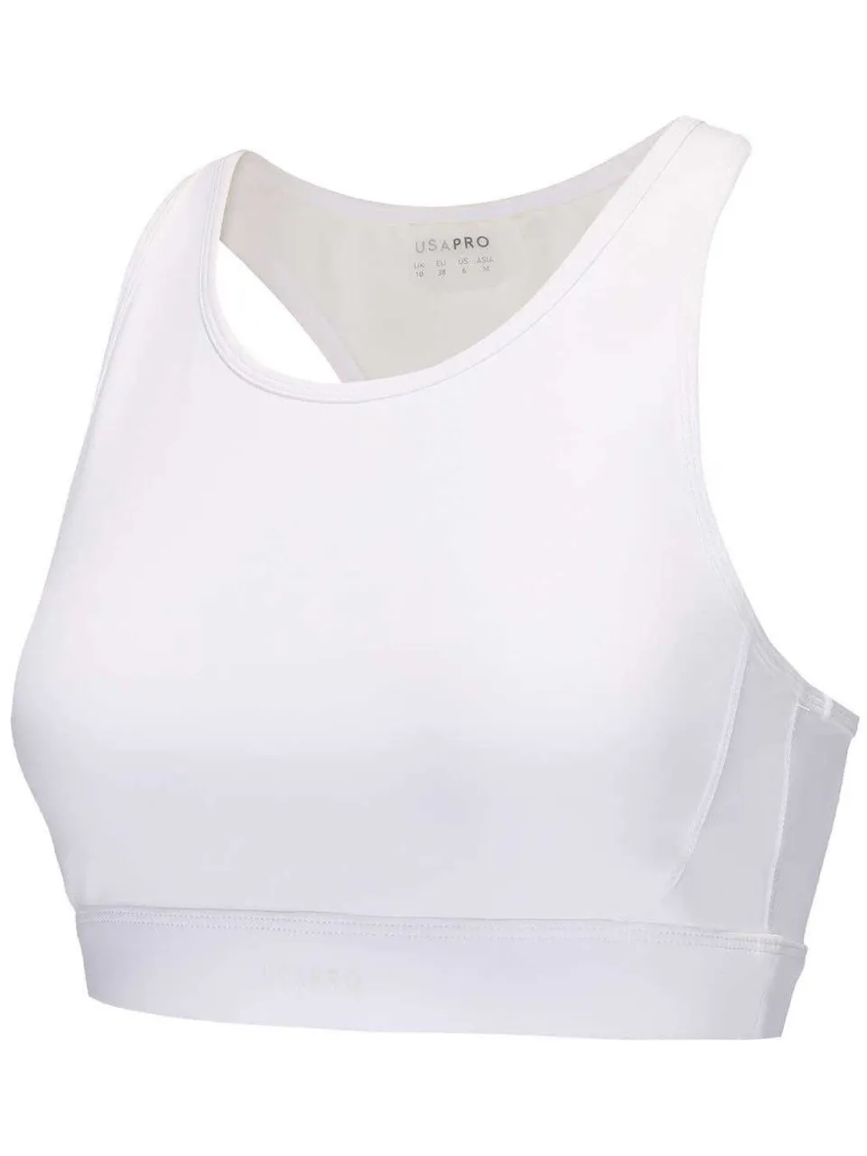 USA Pro Sportbeha met racerback voor dames (Wit), foto 2