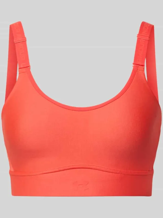 Under Armour Regular fit sportbeha met logoprint Model 'Infinity' Rood