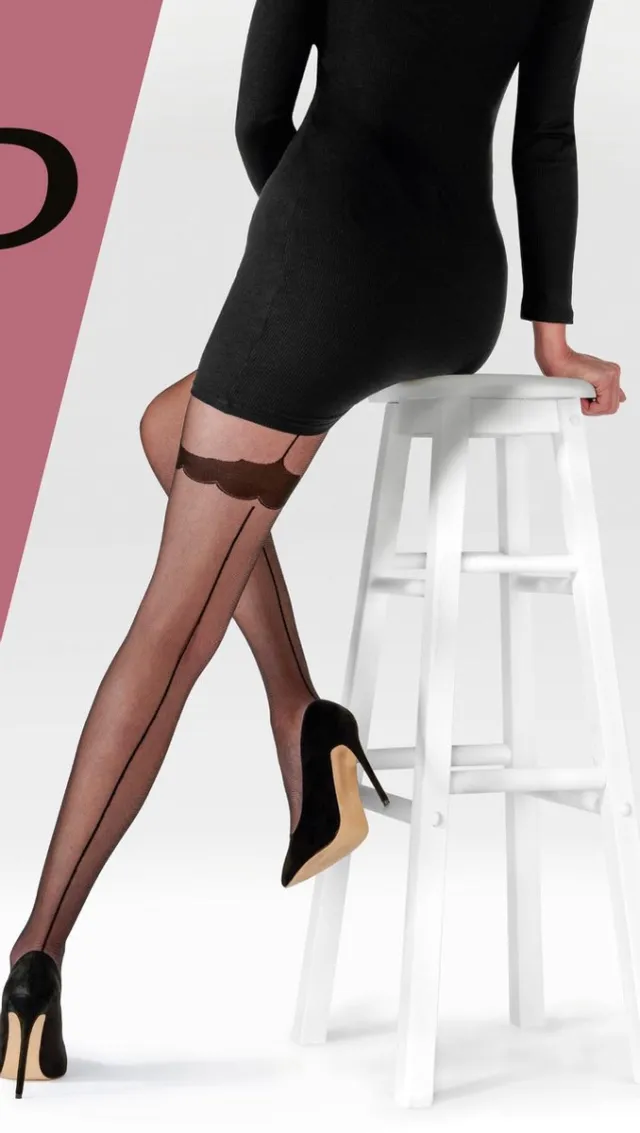 Pretty Polly Panty - Naad - Fantasie Boord - One Size - 36/42 - Zwart