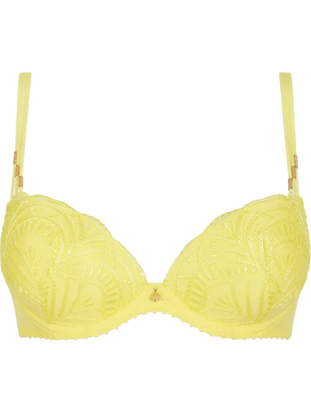 Auabade Aubade-2BN0/-vibes-voorgevormde bh-85/100C geel