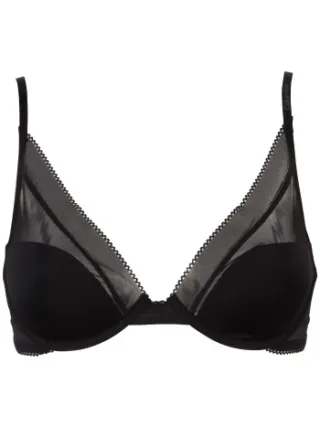 Calvin Klein Icon Provocative Plunge bh zwart