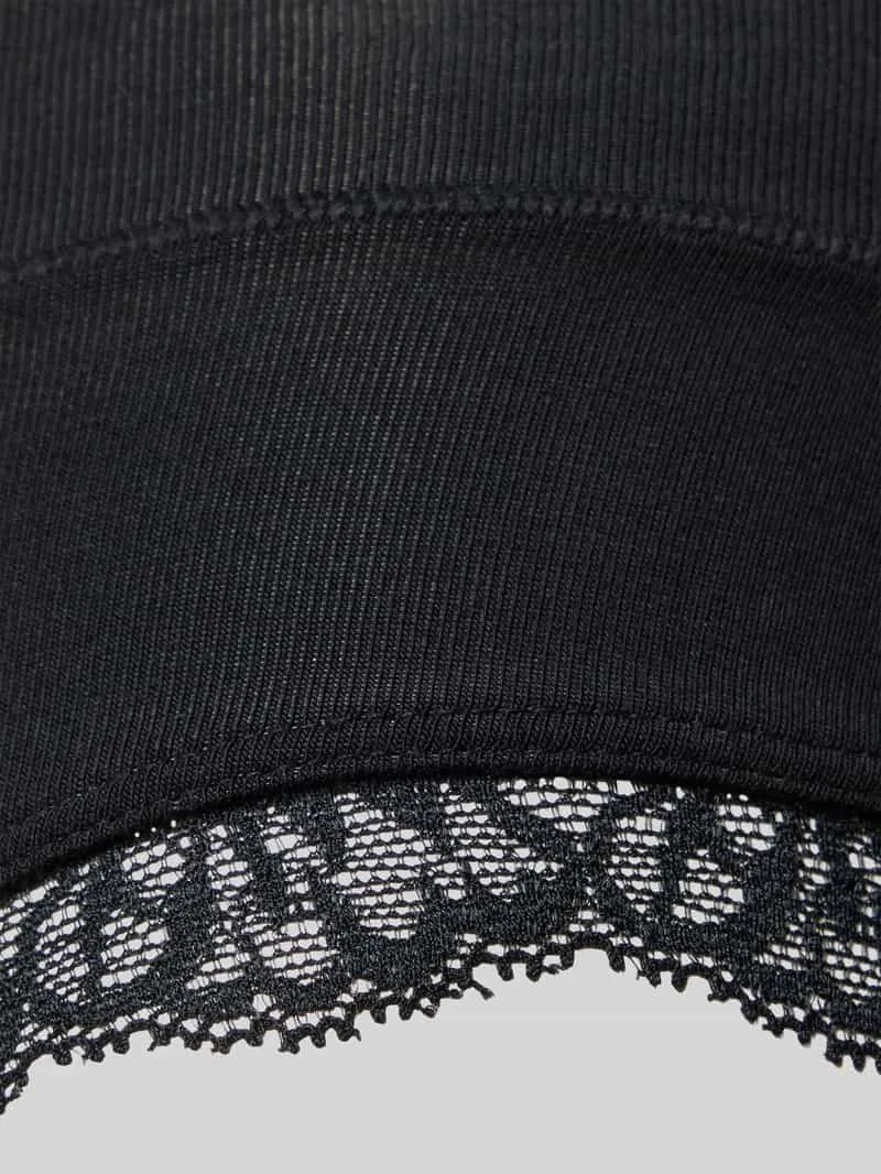 Schiesser Slim fit slip met kant zwart, foto 2