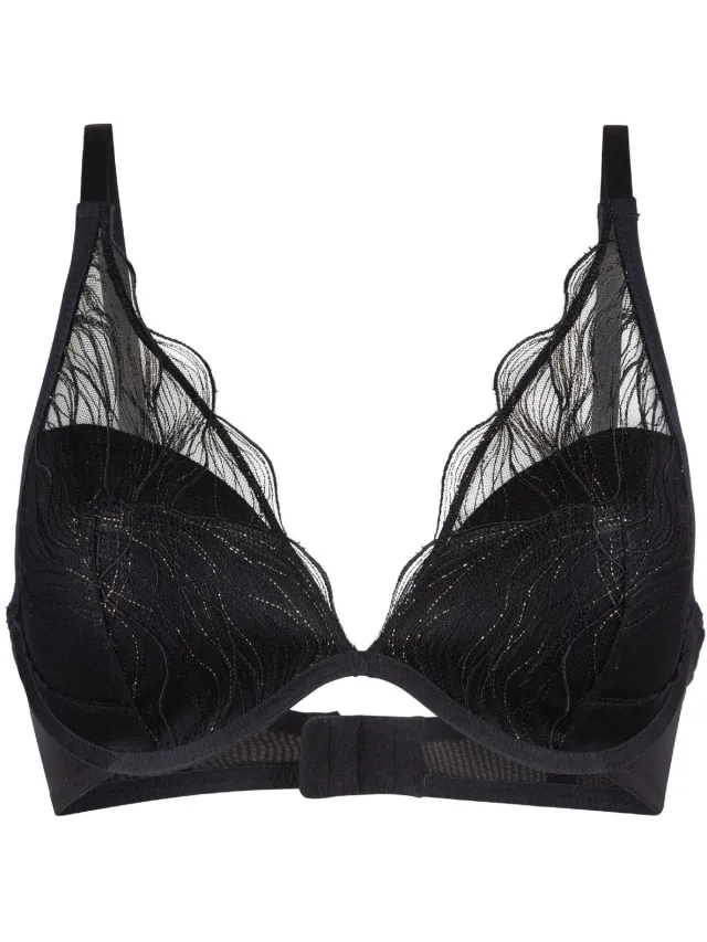 LingaDore Triangel BH Voorgevormd Zwart