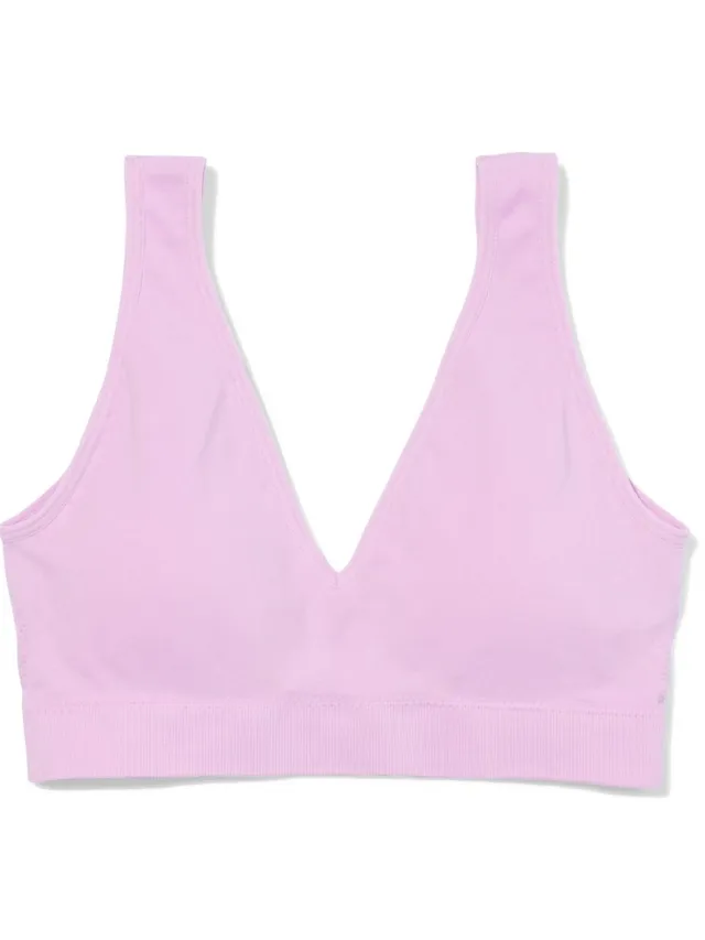 HEMA Top zonder beugel naadloos lila (lila)