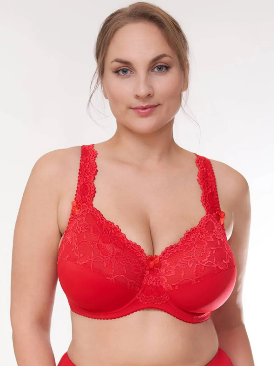 Plaisir Beate niet-voorgevormde beugelbh rood, foto 5