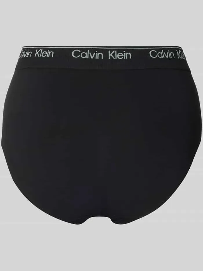Calvin Klein Slip met elastische band met label zwart, foto 3