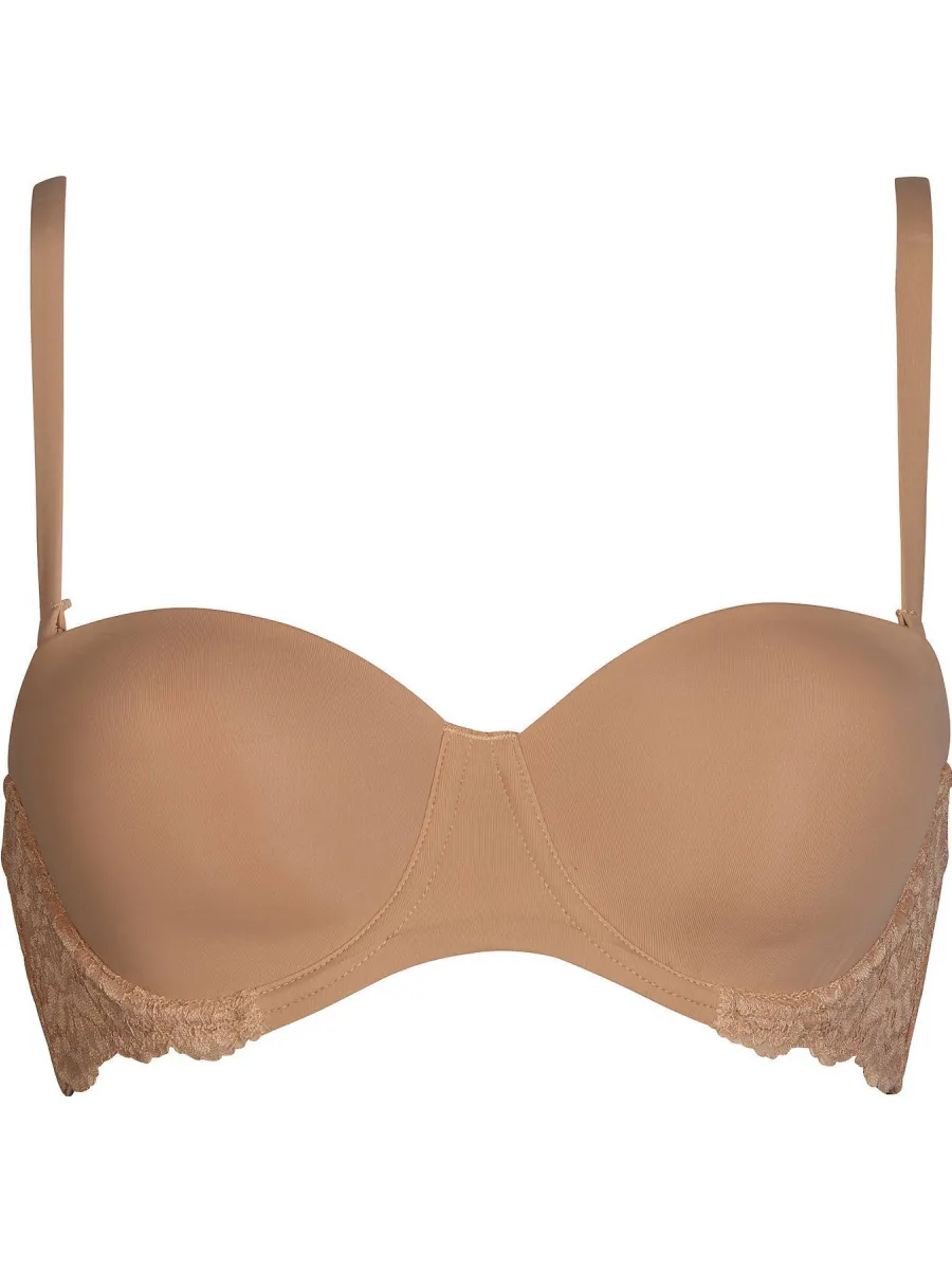 After Eden strapless T-shirt-bh met beugel beige, foto 2