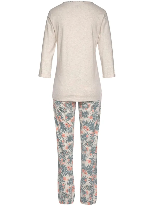 Pyjama zand geprint