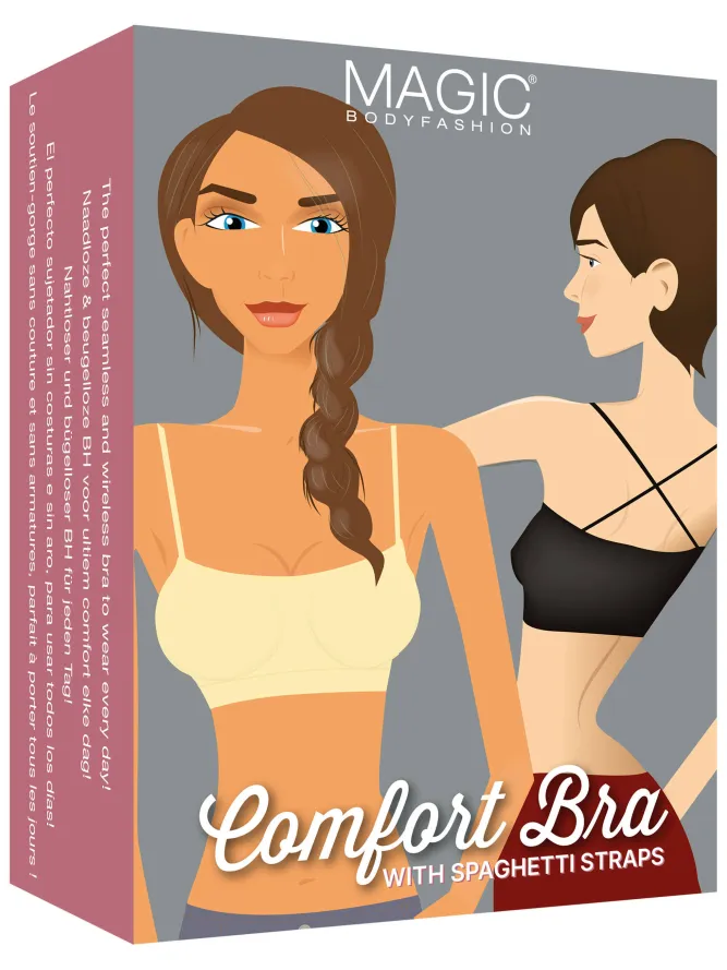 MAGIC Bodyfashion Comfort Bra voorgevormde bh top beige, foto 3