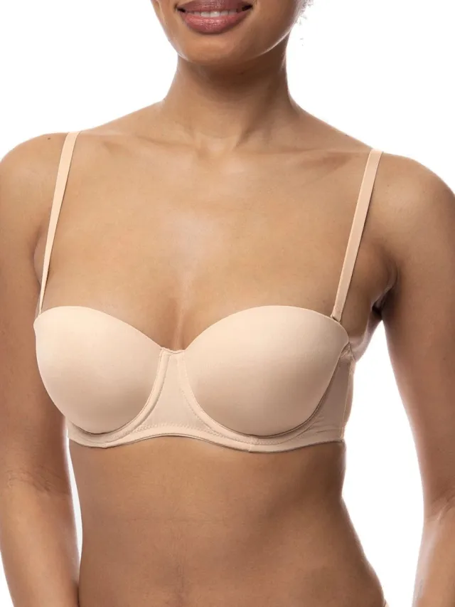 Dorina Balconette BH - Strapless - Michelle - 70D - Beige.