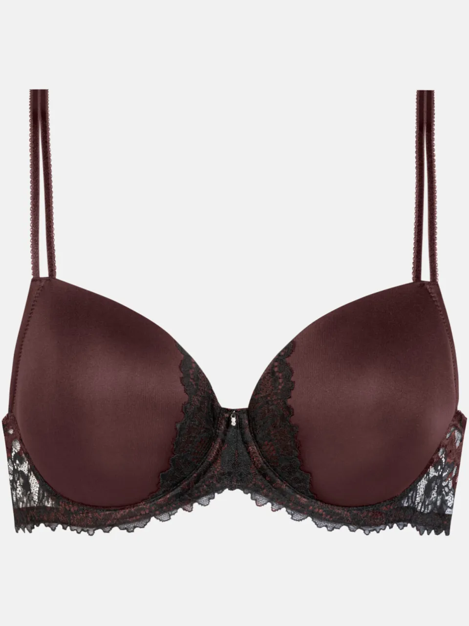 Mey Bi-stretch-beha | Full cup Serie Luxurious Hot Maroon bruin, foto 2