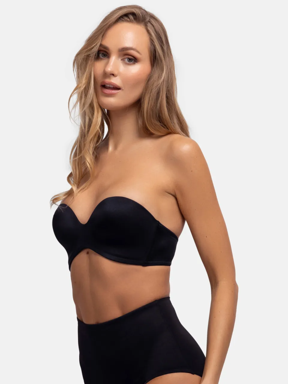 Dorina Sublime Sculpt strapless bh zwart, foto 7