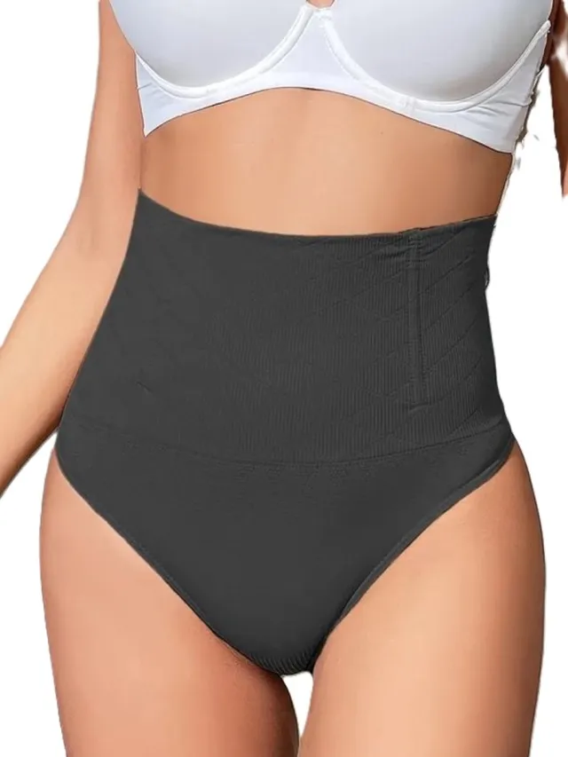 Cheaperito Corrigerend Ondergoed Dames | Corrigerend Slipje | Correctie Buik Ondergoed | Waist Correctie | L I Zwart