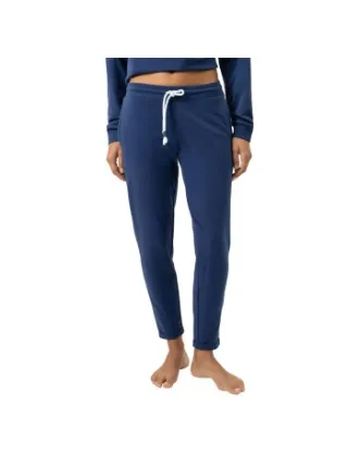 Mey Cozy Nights Ankle Pants Blauw