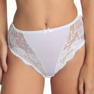 sassa Classic Lace Shaping Brief slip wit Beige,Zwart,Grijs,Wit