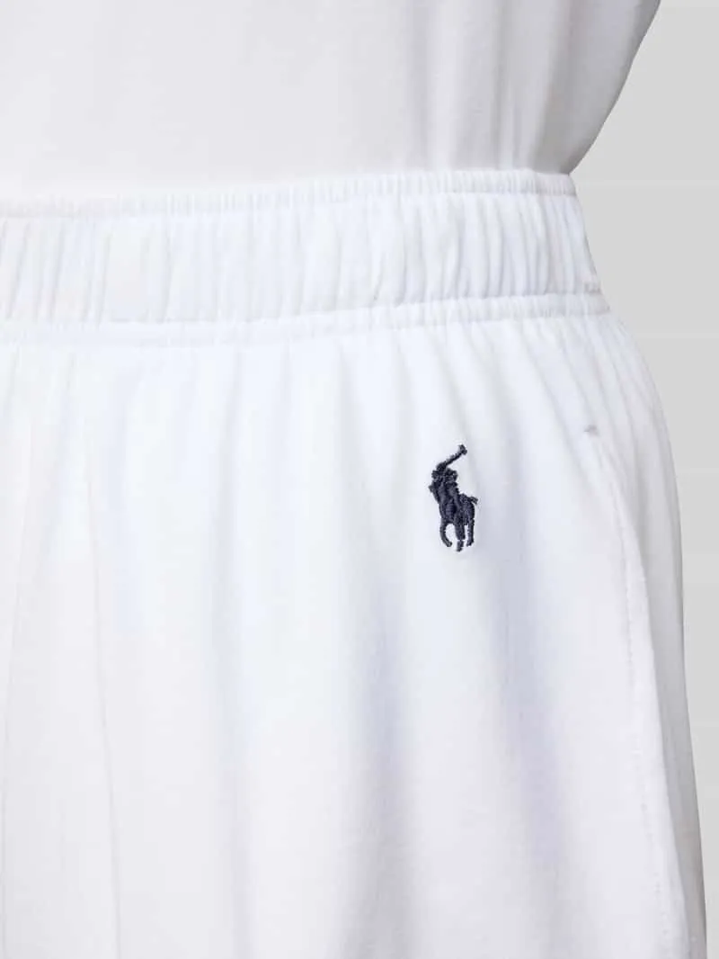 Polo Ralph Lauren Pyjama met logostitchings, model 'POLO ESSENTIALS' offwhite, foto 3