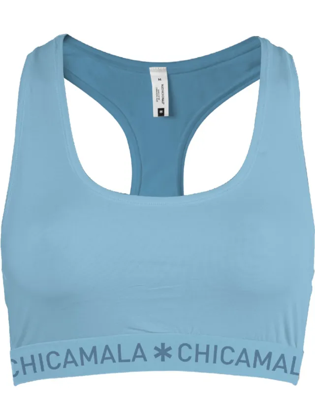 Muchachomalo Chicamala – Dames Racerback - BH zonder beugel – Dames Ondergoed – Lingerie - Sport BH – Kleding - 95% Katoen – Dames kleding Lichte Racerback