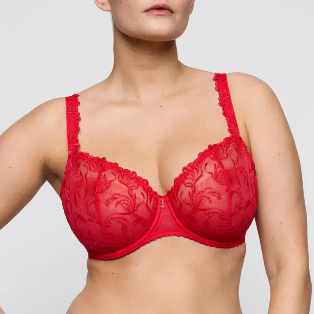 PrimaDonna Solisse Balconette Beugel Bh 0163642 True Red - maat EU 70E / FR Rood