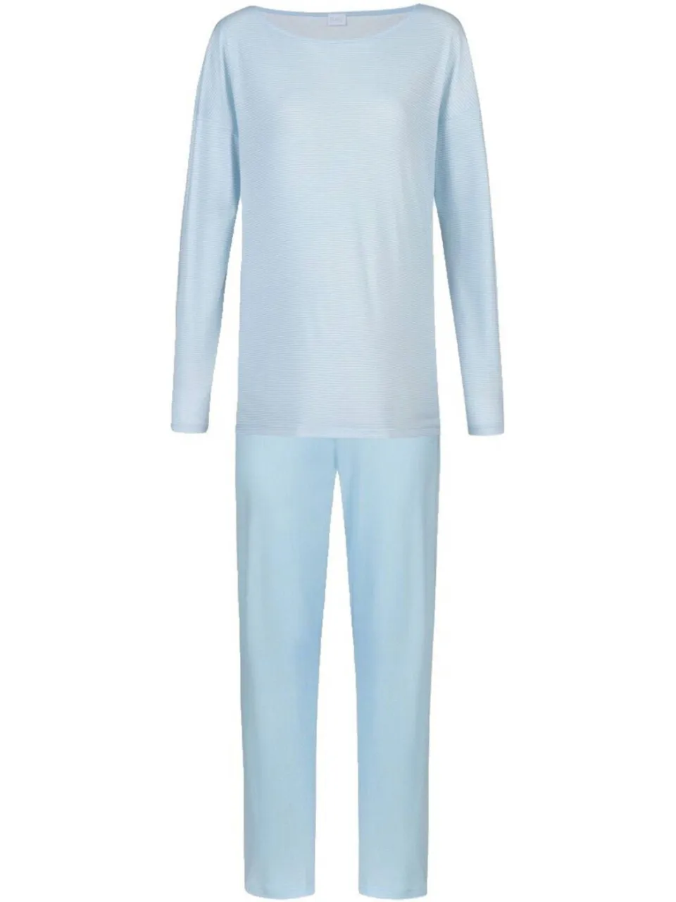 Mey Simple Stripes pyjama set lichtblauw, foto 2