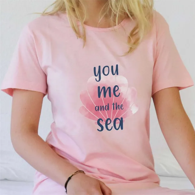 Temptation Dames Nachthemd - Bigshirt - Korte Mouwen - Roze