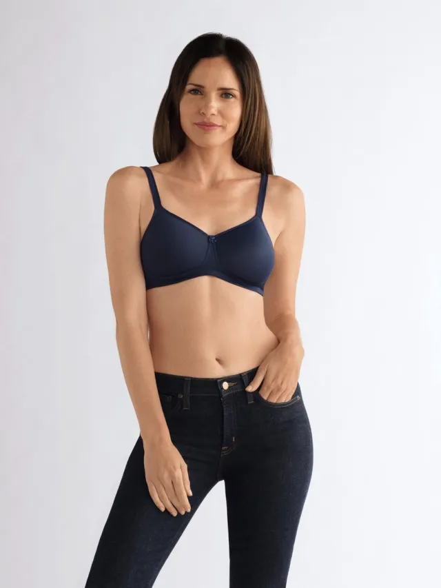 Amoena Mara Voorgevormde Prothese Bh Mara SBP Donkerblauw - maat EU 90E / FR