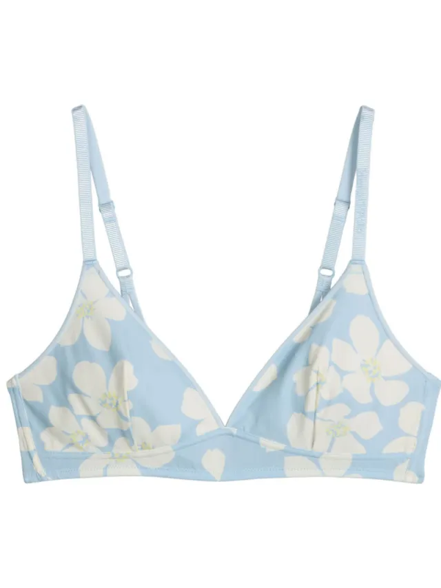 Marc O'Polo Vrouwen Bralette Poetic Bloom Lichtblauw