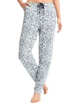 Calida Favourites Tiles Pyjama Trousers Wit,Blauw,Versch.kleure/Patroon